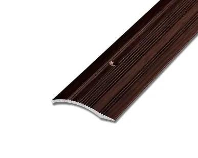 фото Кант полукруглый 40х900мм Венге алюминиевый Русский профиль