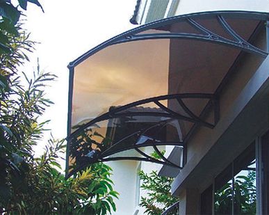 фото Козырьки из поликарбоната Кровент (Krovent), Конопус (CANOPY)
