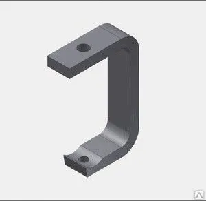 Фото №0 Кронштейн трубчатого пути (горячее цинкование)