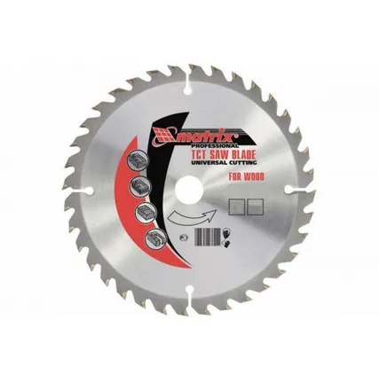 Фото №0 Диск пильный по дереву 190 мм Д30 24т Matrix