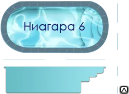 Фото №0 Бассейны композитные Ниагара 6