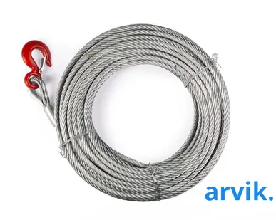 фото КАНАТ 40 м для лебёдки TOR МТМ 1600 1,6 т (тип ZNL) 
d=11мм