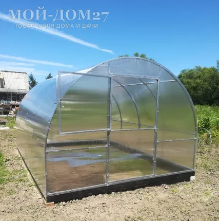 Фото №15 Теплица Сибирская Усиленная 4 метра с поликарбонатом