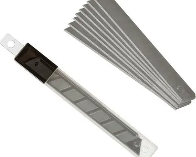 фото Лезвие запасное для ножей Attache 9мм 10шт./уп.пластиковый футляр