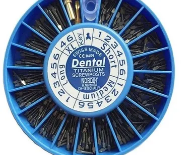 фото Штифты титановые с крестовой головкой, ассорти, 60 шт. H.Nordin