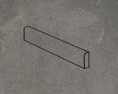 фото Клинкерный цоколь Stroeher Zoe 973 anthracite 294х73х8 мм