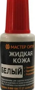фото Жидкая кожа, белый 20 мл