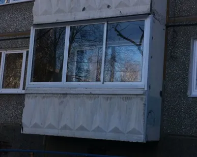 фото Алюминиевое остекление балкона