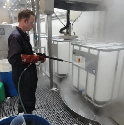 Фото №0 Промывка бочек, еврокубов