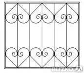 фото Сварные решетки на окна из прутка 10 мм. Медиум 2.