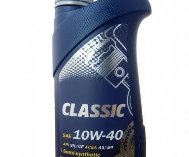 фото Масло моторное "MANNOL CLASSIC SAE" (1 л) 10W-40 полусинтетическое