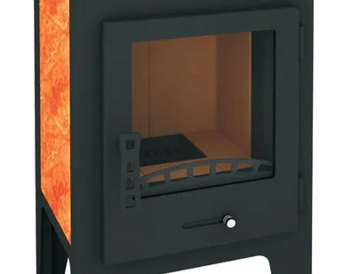 фото Печь камин МЕТА Пехорка 6 (отопительная, на ножках)