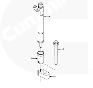 фото Форсунка на двигатель Cummins Евро 2 DongFeng (ДонгФенг )300 л.с. 3283160