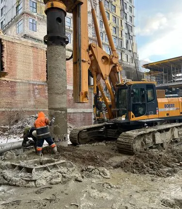Фото №0 Буронабивные сваи