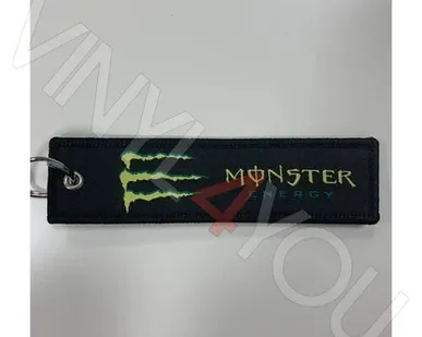 фото Брелок Текстильный черный Monster Energy