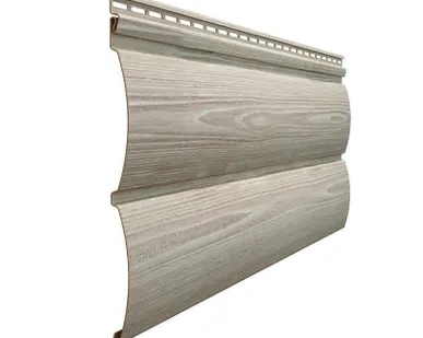 фото Виниловый сайдинг БлокХаус Döcke серия LUX, цвет орех