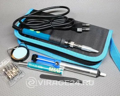 фото Паяльный набор - органайзер, 7 предметов YIHUA 947-III organized case 60 Вт, S-line