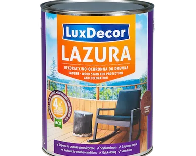 фото Пропитка для древесины Luxdecor Лазурь 0,75 л