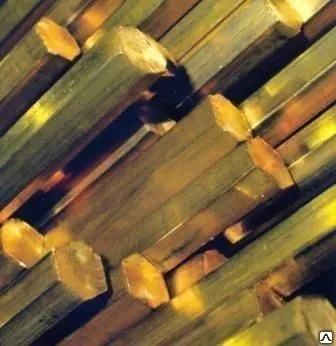 Фото №0 Шестигранник бронзовый 21 БрБ2 по ГОСТ 10025-78, 15835-70