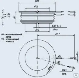 фото Силовой тиристор Т153-630