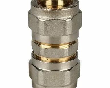 фото Муфта STOUT соединительная 20х20 для металлопластиковых труб винтовой