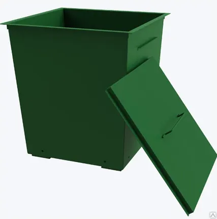 Фото №0 Контейнер ТБО 0,75м3 с крышкой