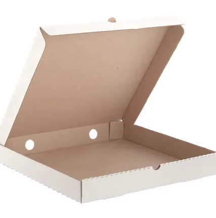 Фото №0 Короб под пиццу 360х360х40 Т 23 "Е" бурый/белый