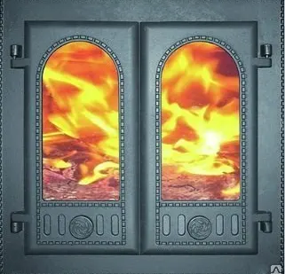 фото Дверца каминная ДК-6С 500х500мм