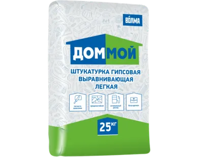 фото ВОЛМА ДОМ МОЙ штукатурка легкая
