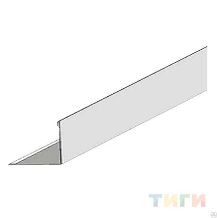 Фото №0 ПУ-профиль 3000х19х19 белый