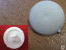 фото Черная заглушка для шурупов, крест ф2