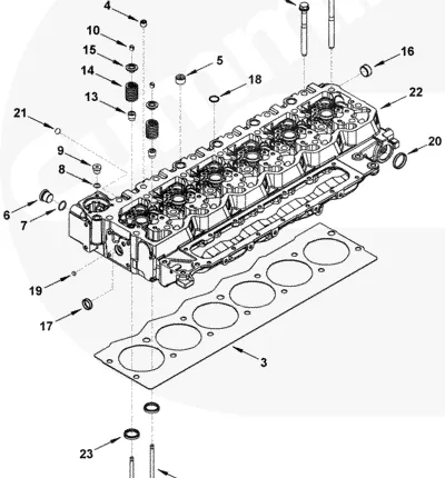 Фото №0 Седло клапана двигателя Cummins ISBe 4893244