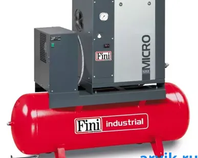 фото Винтовой компрессор на ресивере с осушителем FINI MICRO SE 4.0-08-200-ES