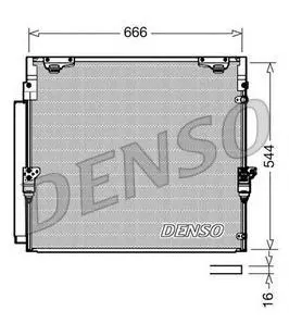 фото Конденсатор, кондиционер DENSO DCN50036 Конденсер TO Land Cruiser 4.5/4.7 08 &gt;