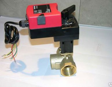 фото Трехходовые клапаны с сервоприводами 0-10V Nenutec 5Нм (KVS)