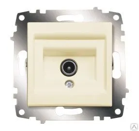 фото Cosmo Розетка оконечная TV с экранированием кремов