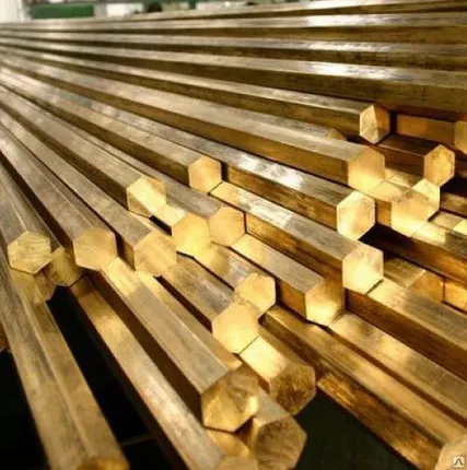 Фото №0 Шестигранник бронзовый БрАЖ9- 4 32