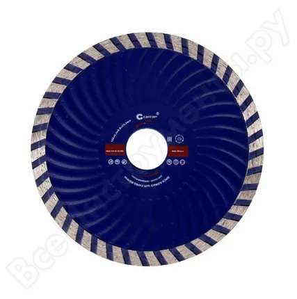 Фото №0 Диск отрезной алмазный турбо CUTOP, 125 x 2.3 x 8.0 x 22.2 мм