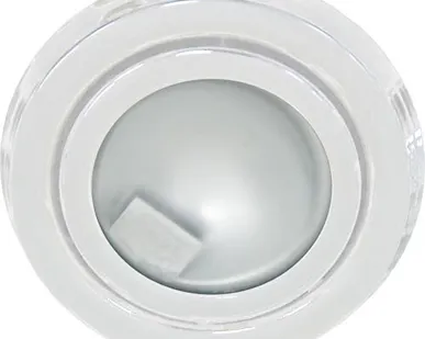 фото Светильник встраиваемый G4 DL3А белый полуврезной мебельный Feron