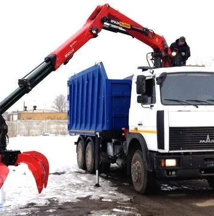 Фото №0 Аренда ломовоза- манипулятора