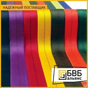 Фото №0 Лента текстильная синяя 240 мм разрывная нагрузка 35000кгс