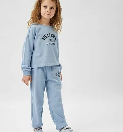 Фото №0 Комплект для девочек:Голубой:116