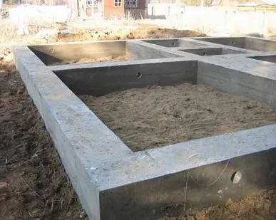 фото Свайный с ростверком (проливка миксером)