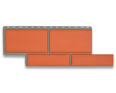 фото Фасадная панель (АП) "КАМЕНЬ Флорентийский" (терракотовый) 1250*450 мм (раб.размер 1000*430)