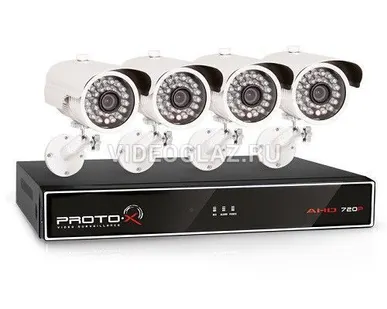 фото Система видеонаблюдения Proto-X Combo AHD-4W