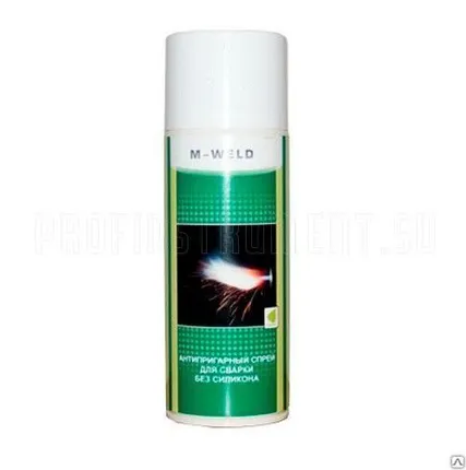 Фото №0 Спрей антипригарный для сварки без силикона M-WELD 400мл (зеленый)