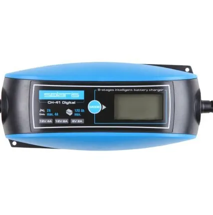 Фото №2 Зарядное устройство цифровое 6/12 В ток 4 А Solaris CH-41 Digital