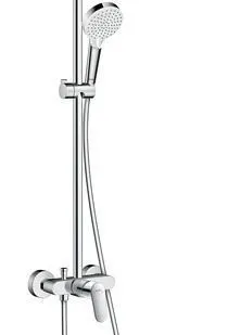 фото Душевая система Hansgrohe Crometta S 240 1jet Showerpipe EcoSmart, 9 л/мин