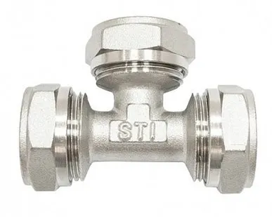 фото Тройник обжимной TT 32х32х32 VALTEC
