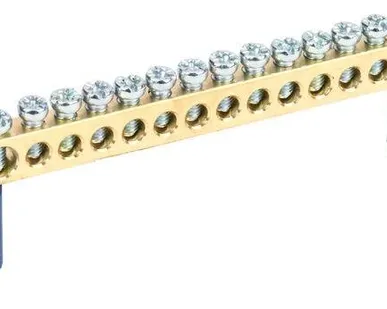 фото Шина нулевая ШНИ 6х9-14 У2-С на 2х угл. изол. ИЭК YNN10-69-14C2-K07